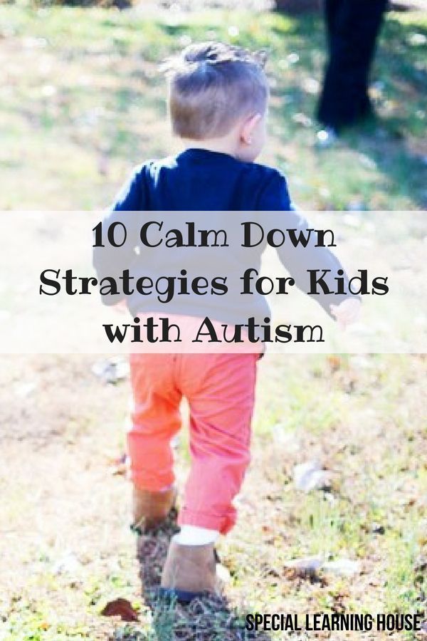 10 Calm down strategies for kids with autism
