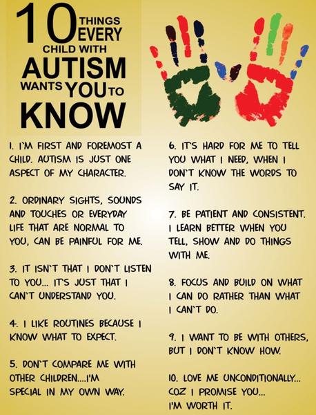 10 Things Every Child With Autism Wants You To Know ...