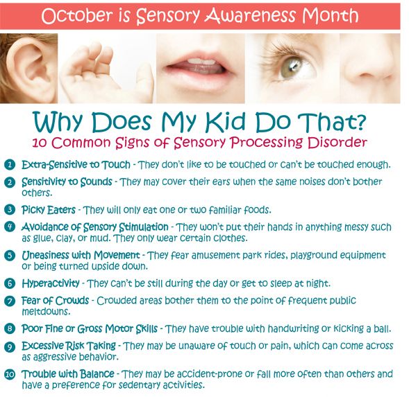 20 Common Signs of Sensory Processing Disorder from ...