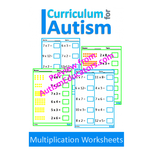 49+ Math Worksheets For Autistic Students Pics