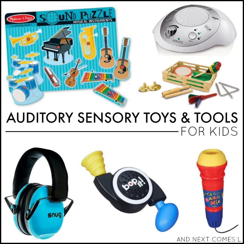 Auditory Sensory Toys &  Tools for Kids