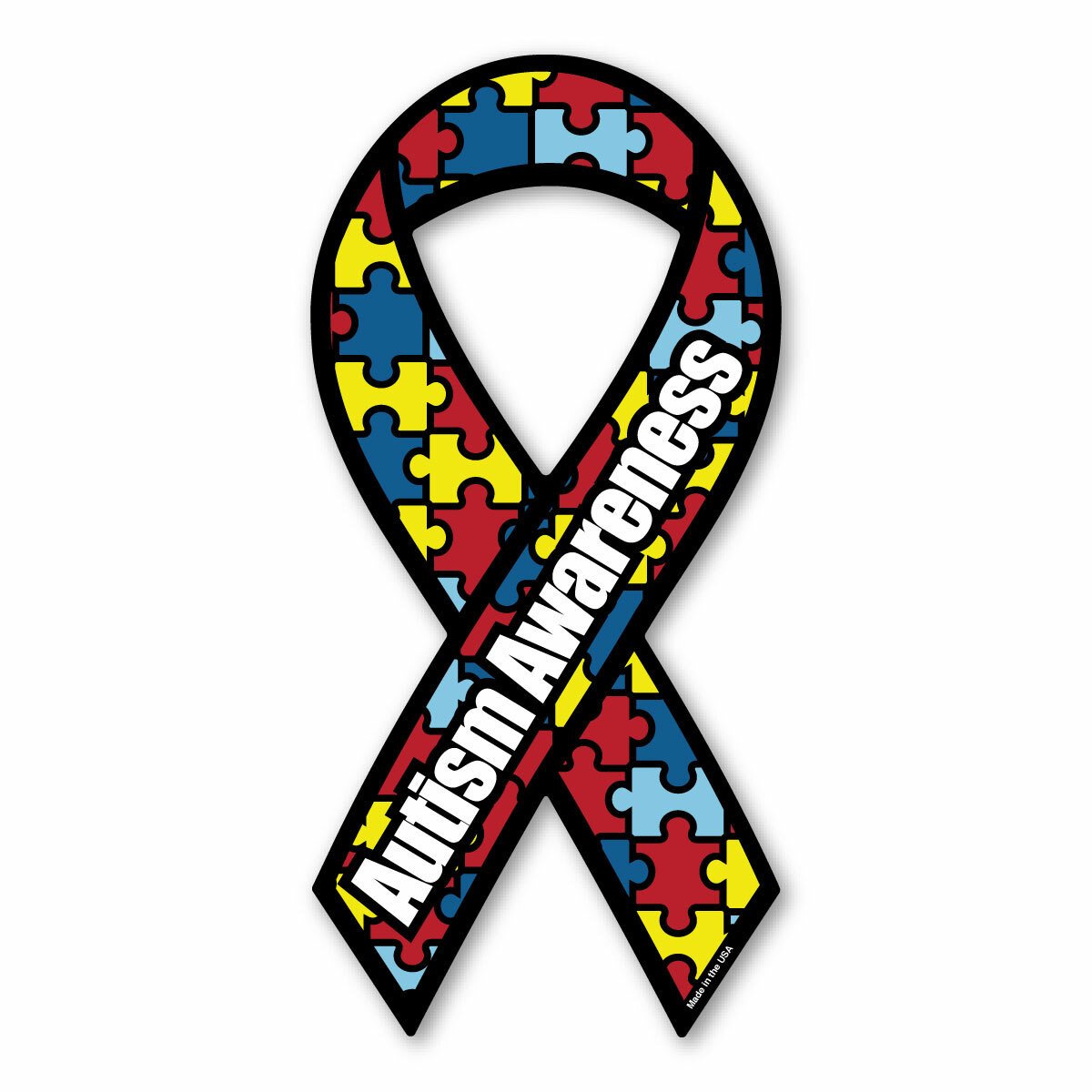 Autism Awareness Ribbon Magnet