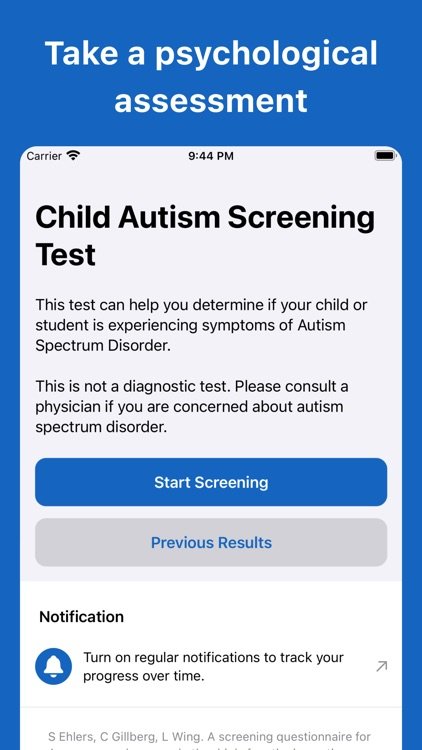 Autism Test (Child) by Inquiry Health LLC