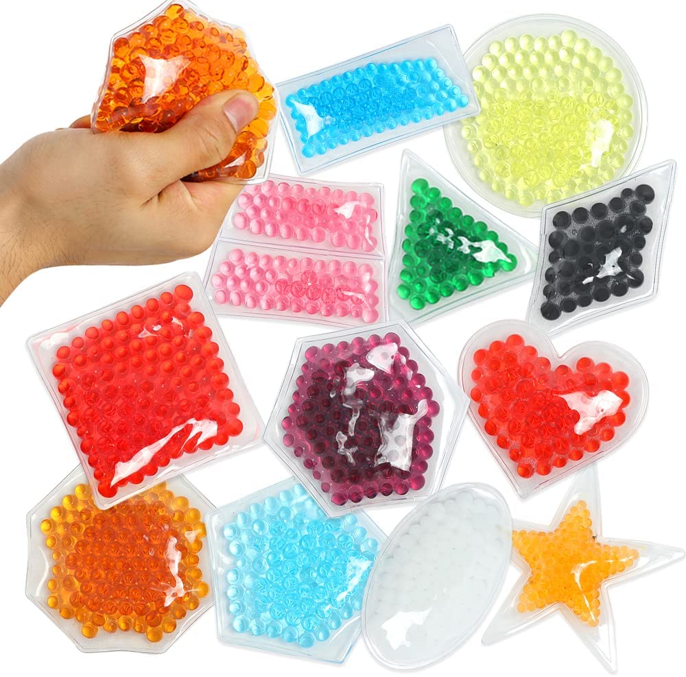 Buy LESONG Sensory Toy for Toddlers Kids 12 Pack, Water Beads Toys ...