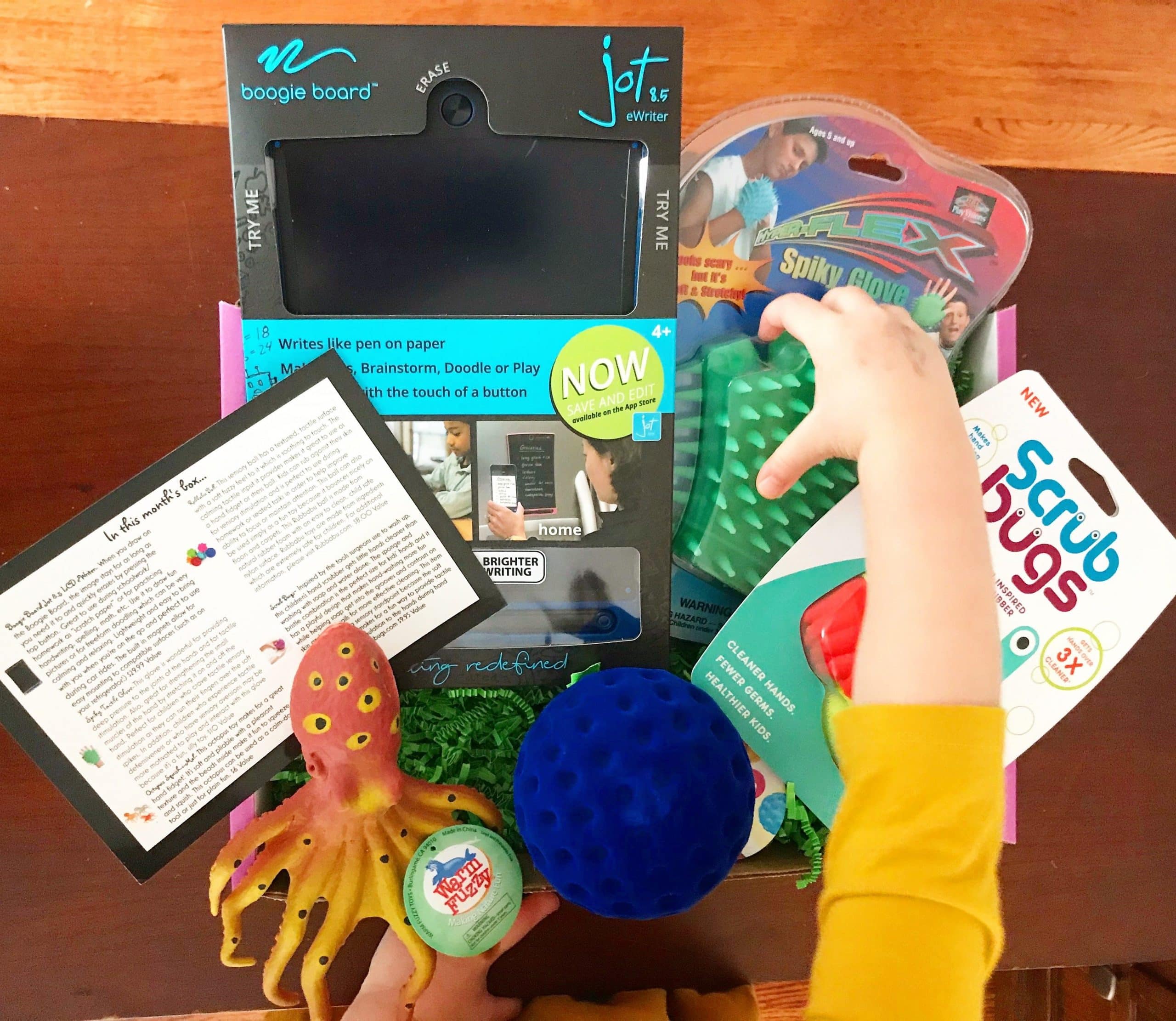 Head on over to Sensory TheraPLAY Box to sign up for this awesome box ...