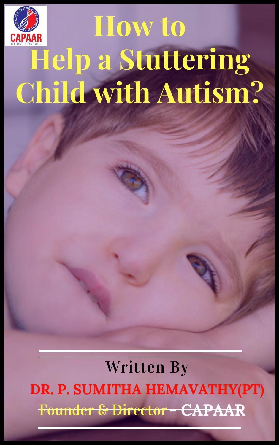 How to Help a Stuttering Child with Autism?