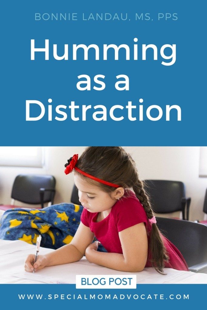 Humming as a Distraction