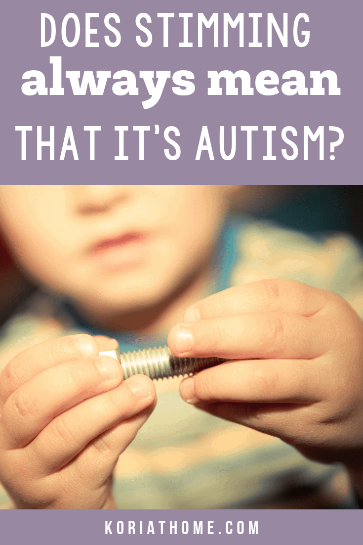 Is Stimming Always Related to Autism?