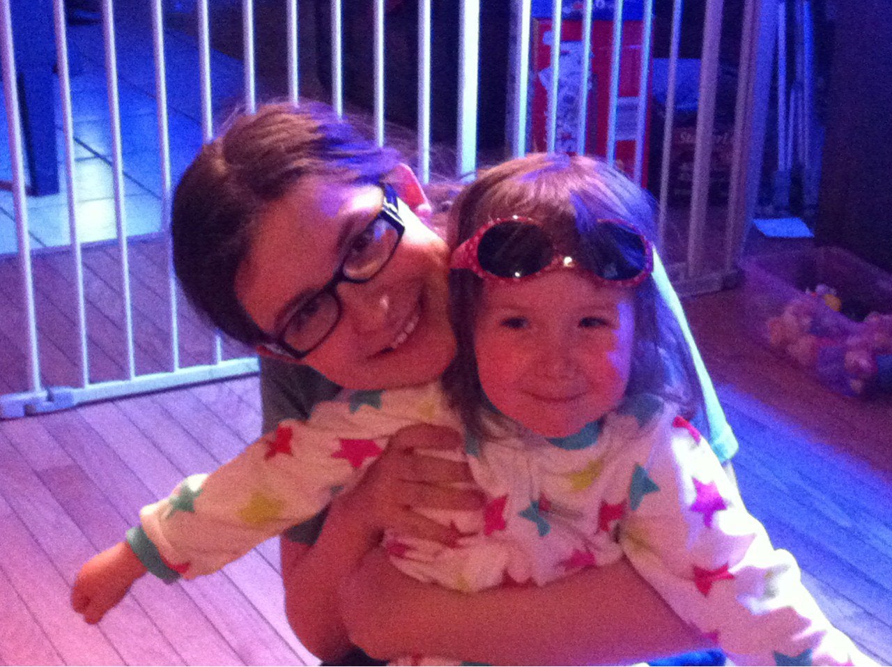 My 2 1/2 year old autistic daughter smiling in a photo for ...