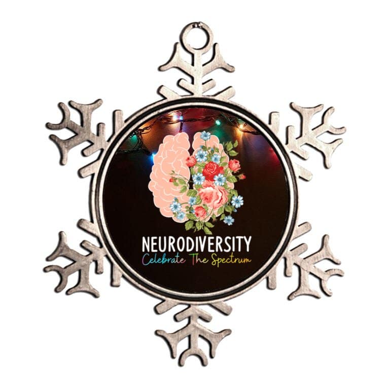 Neurodiversity Celebrate The Spectrum ADHD Brain Autism ASD Metallic ...