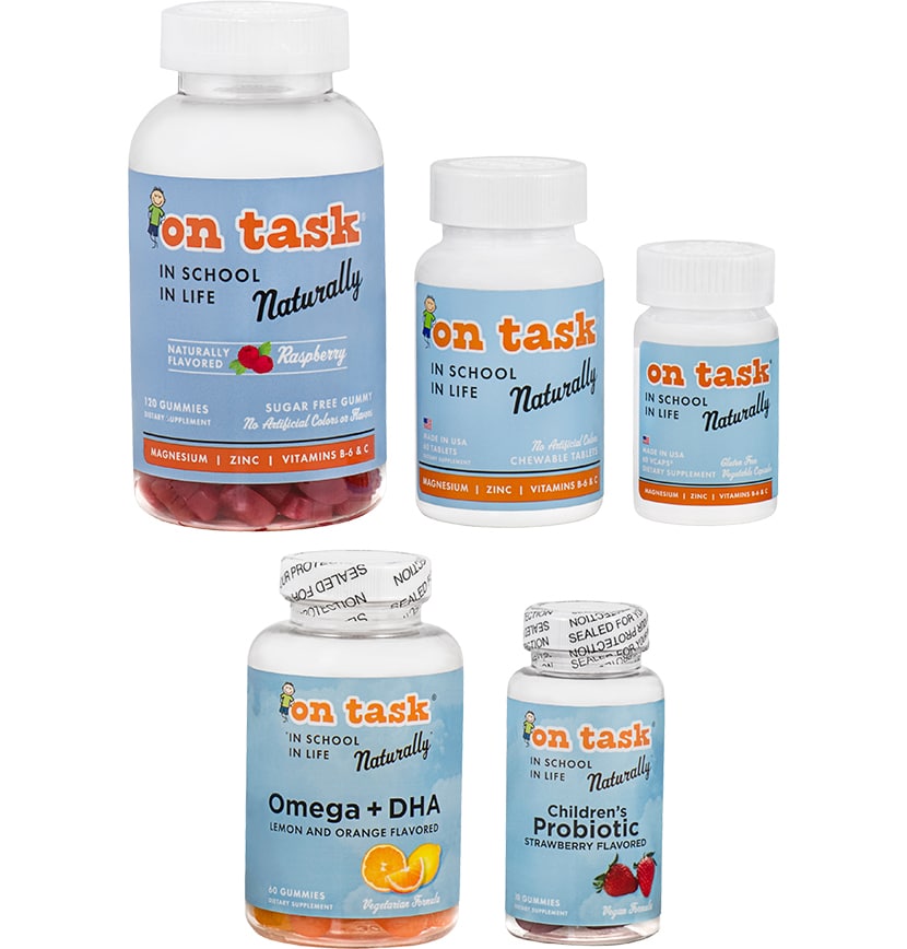 On Task Naturally: ADHD Vitamins, Magnesium, Zinc, Vitamin B