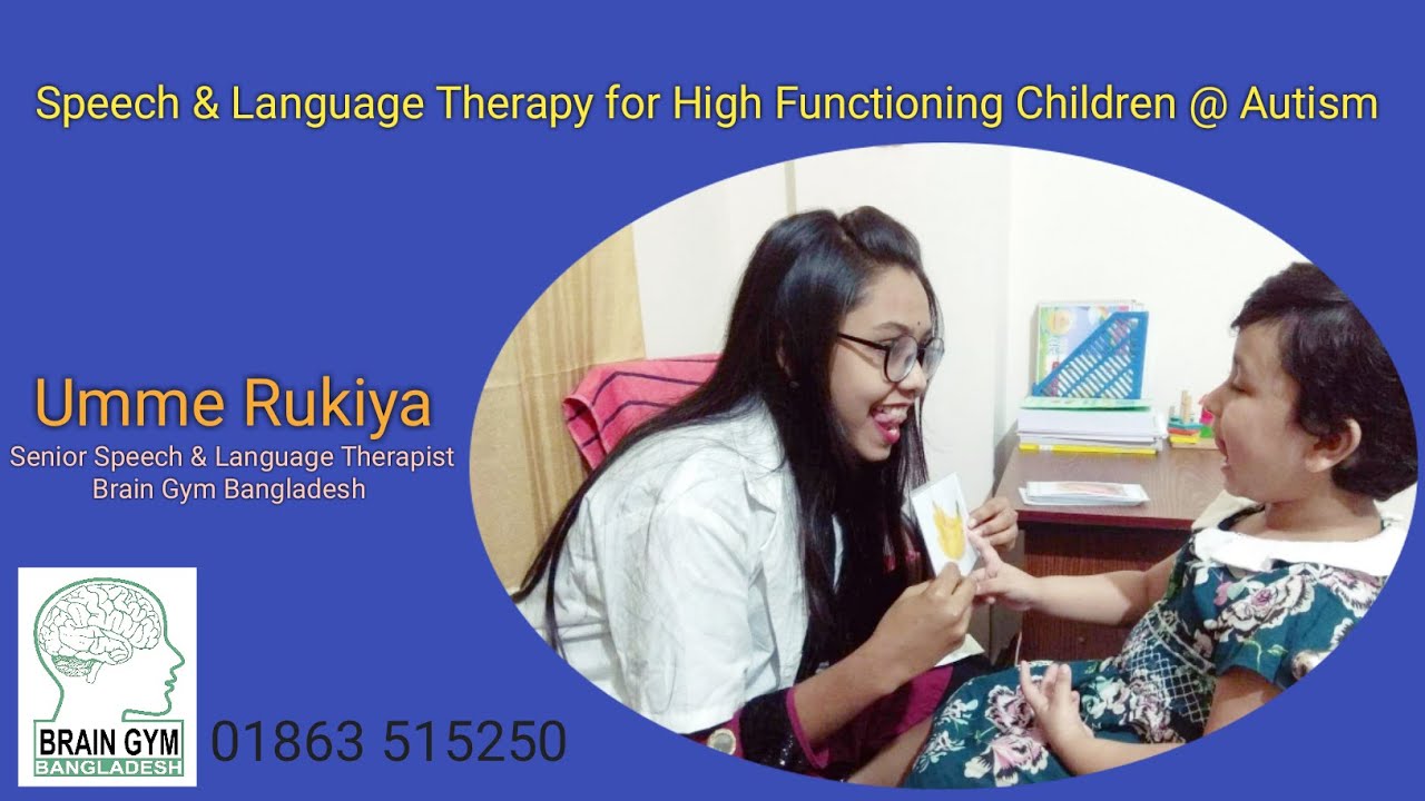 Speech & Language Therapy for High Functioning Children ...