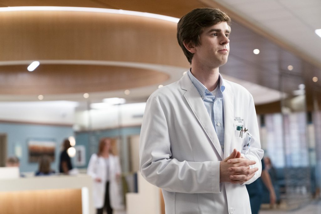 the good doctor freddie highmore says hes constantly